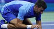 Novak Djokovič reaguje po vítězném finále na US Open