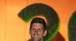 Vítěz Wimbledonu Novak Djokovič na slavnostním galavečeru