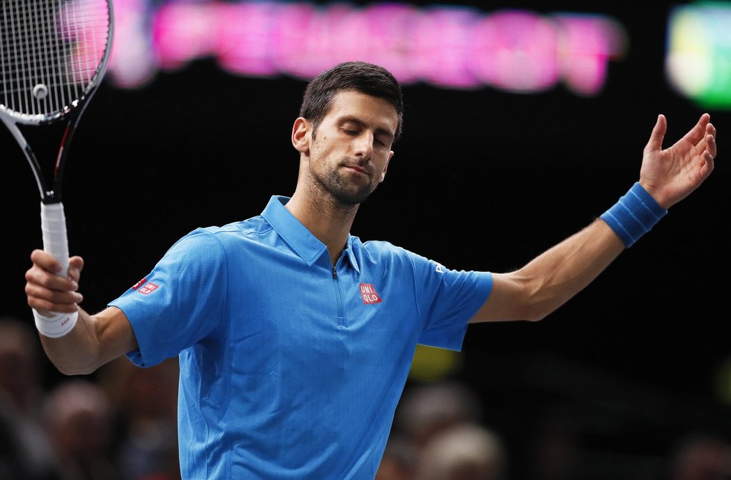 Novak Djokovič těžko hledal na svého soupeře zbraň