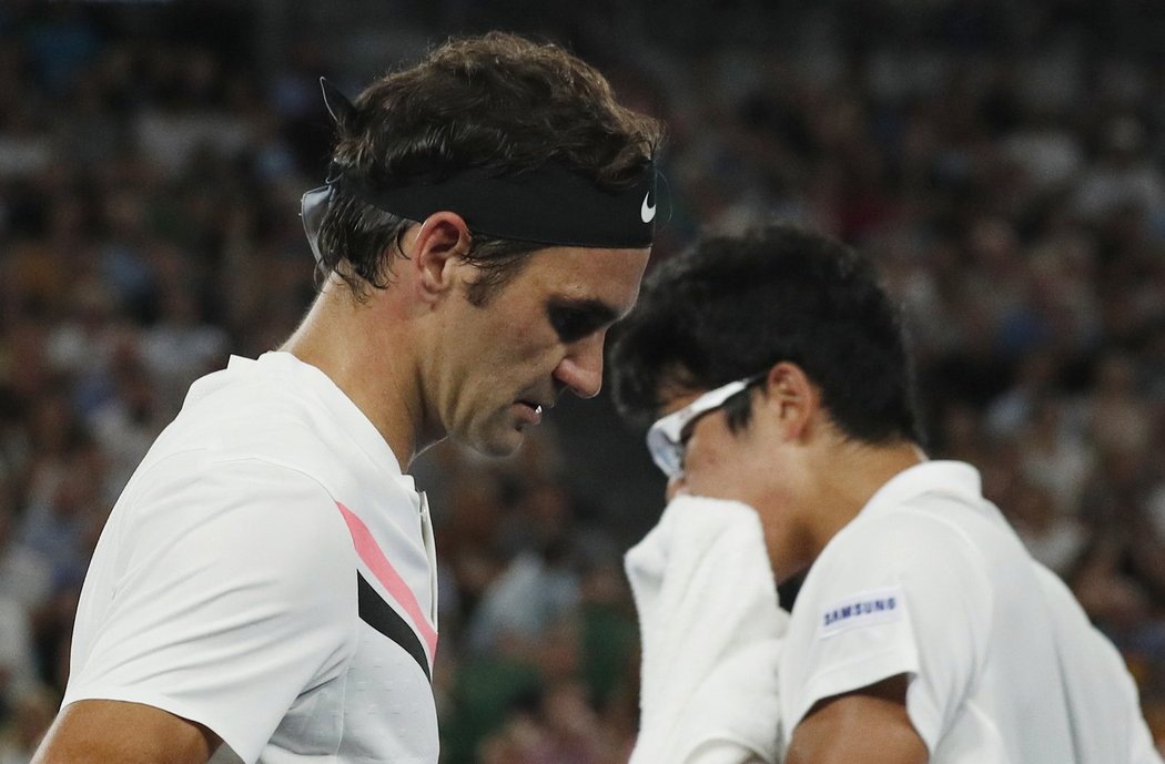 Roger Federer měl zápas s Chongem naprosto pod kontrolou