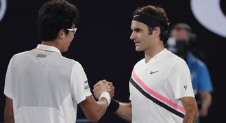 Snadný postup. Federer si zahraje na Australian open o titul, Čong vzdal