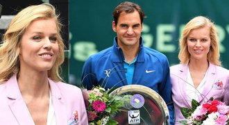 Rogere, obejmu tě! Modelka Herzigová se tulila k Federerovi po turnaji v Halle