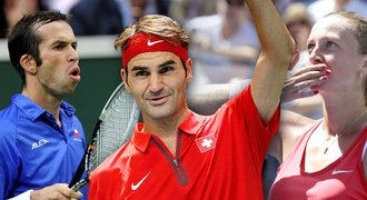 Češi o Federerovi: Kvitovou vždy zdraví, Štěpánek má jeho skalpy