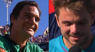Wawrinka žertoval po porážce s Federerem: Směješ se mi, jsi fakt blázen