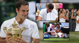 Wimbledon 2017? Kuriózní zápasy, drobné pro sudí, spodní prádlo i agónie