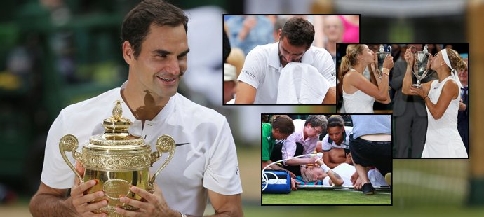 Wimbledon 2017 přinesl celou škálu příběhů, na které se bude vzpomínat