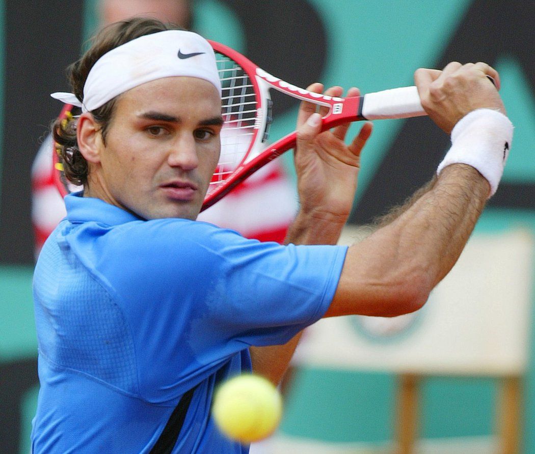 Roger Federer na Roland Garros v roce 2006