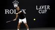 Roger Federer trénuje na poslední zápas svojí kariéry