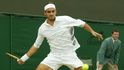 Roger Federer na Wimbledonu, svém nejmilovanějším turnaji