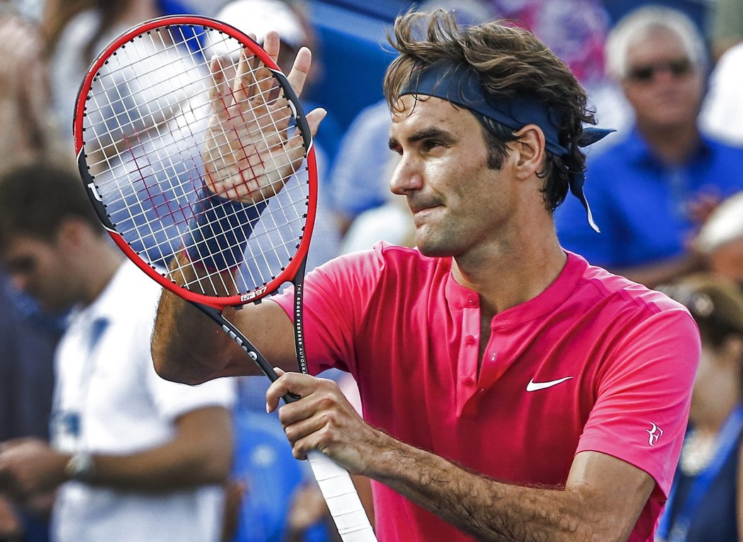 Roger Federer ovládl turnaj v Cincinnati