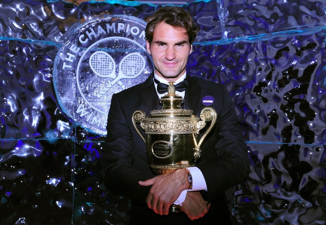 Nejvíce úspěchů zaznamenal Roger Federer ve Wimbledonu
