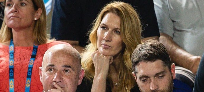 Steffi Grafová sledovala Australian Open i s manželem Andrém Agassim