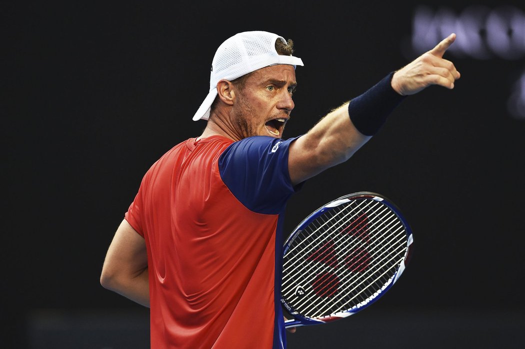 Lleyton Hewitt ve svém posledním zápase kariéry