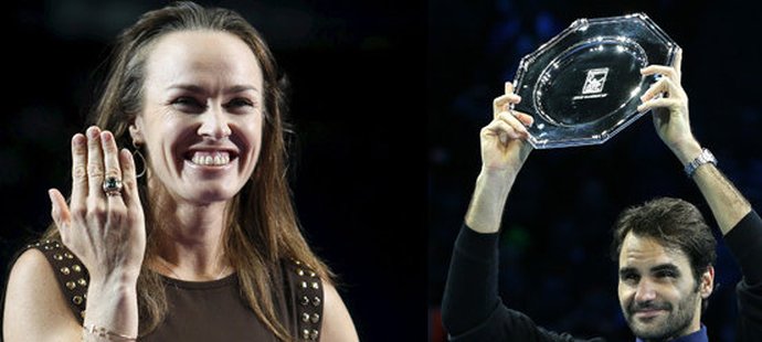 Martina Hingisová i Roger Federer patří mezi velké tenisové legendy