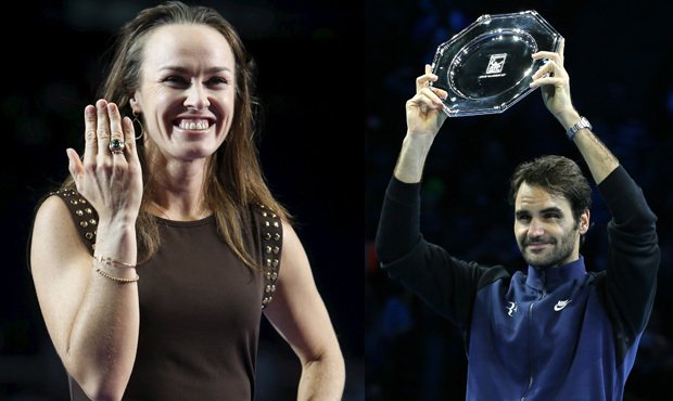 Martina Hingisová i Roger Federer patří mezi velké tenisové legendy