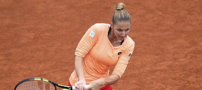Kristýna Plíšková je na turnaji ve Štrasburku ve čtvrtfinále