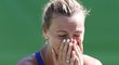 Petra Kvitová měla po utkání slzy v očích