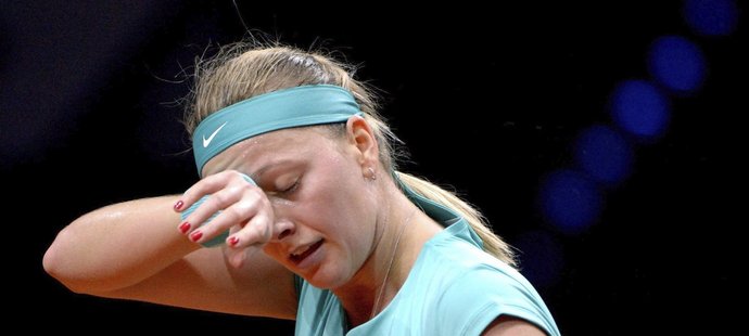 Petra Kvitová vypadla na turnaji ve Stuttgartu už po prvním zápase