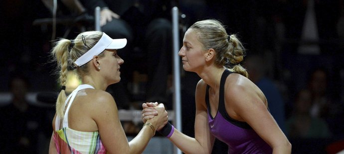 Petra Kvitová na Angelique Kerberovou v semifinále turnaje ve Stuttgartu nestačila