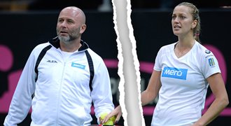 Tvrdá tenisová smeč: Tenistka Kvitová skončila s trenérem Kotyzou!