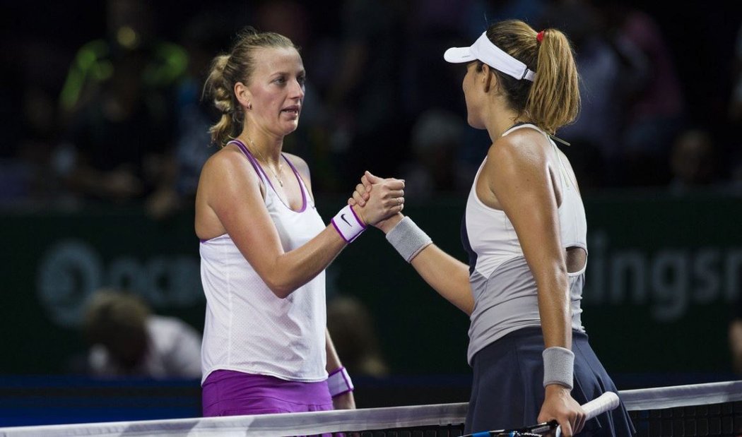 Petru Kvitovou čeká v boji o čtvrtfinále US Open Garbiňe Muguruzaová