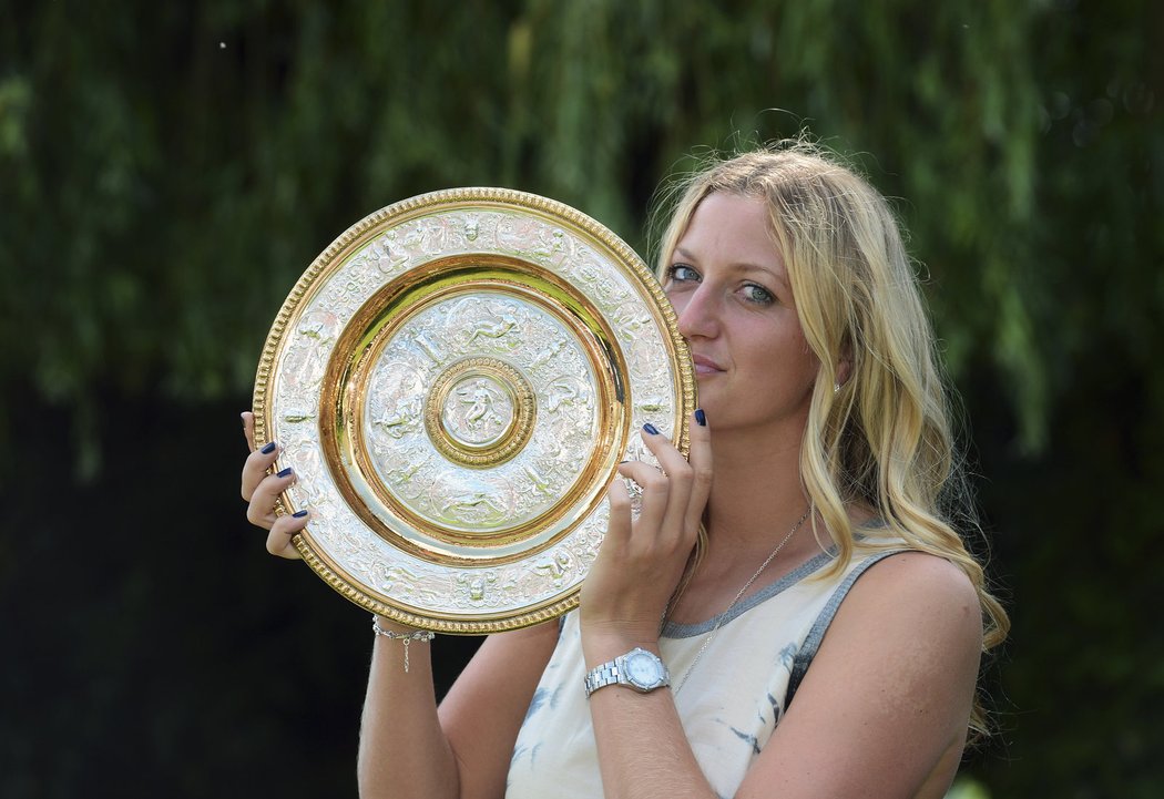 Petra Kvitová je dvojnásobnou wimbledonskou šampionkou