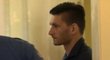 Radim Žondra, obviněný z napadení Petry Kvitové, při jednání u prostějovského soudu