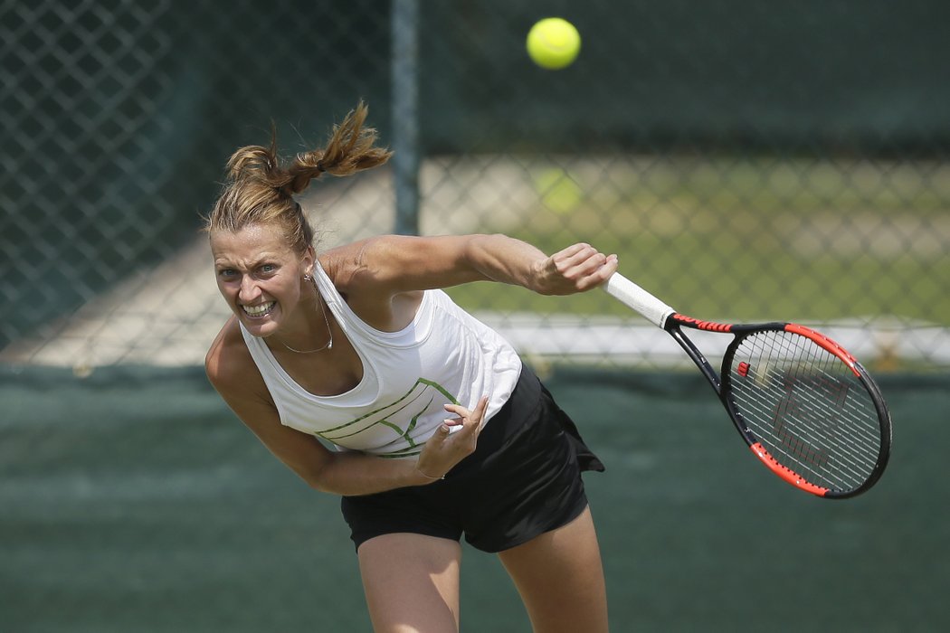 Petra Kvitová už trénuje ve Wimbledonu, kde patří i letos mezi hlavní favoritky