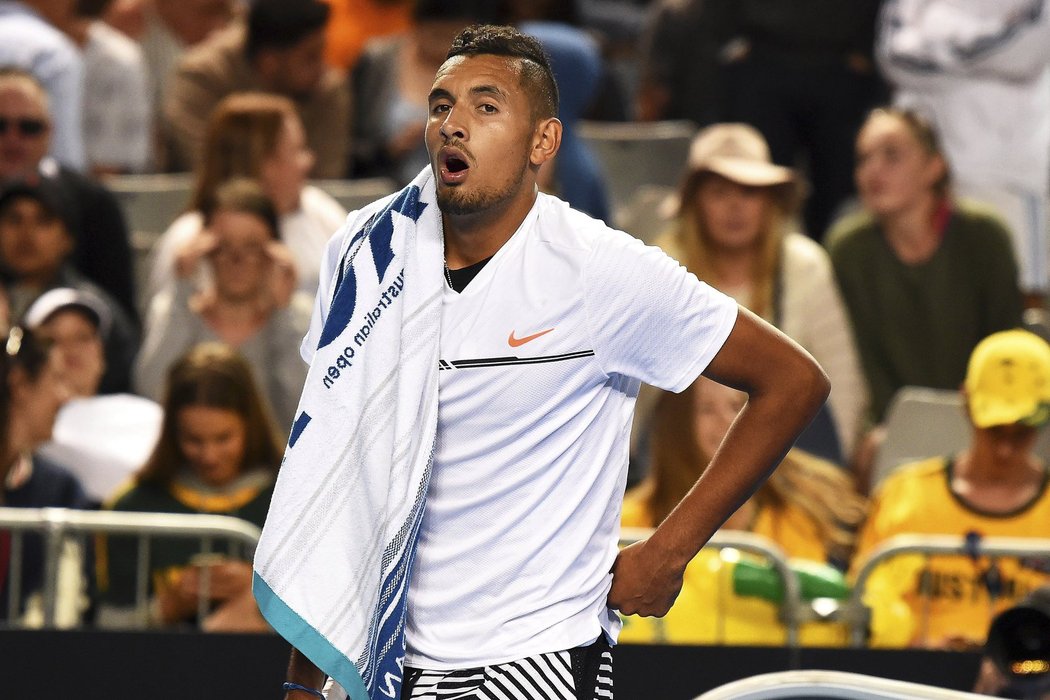 Nick Kyrgios skončil v Austrálii již ve druhém kole