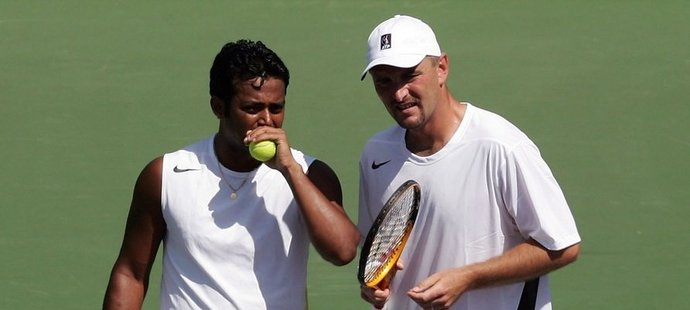 Leandro Paes a Martin Damm spolu vyhráli US Open v roce 2006