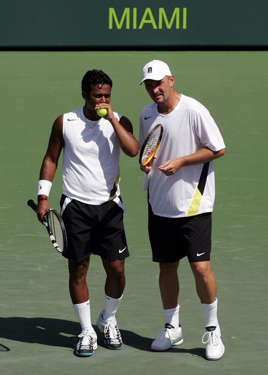 Leandro Paes a Martin Damm spolu vyhráli US Open v roce 2006