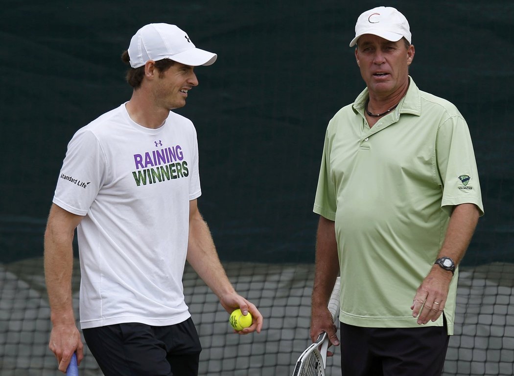 Ivan Lendl v diskusi s Andy Murraym