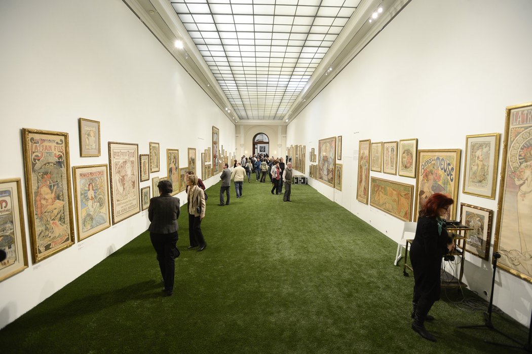 V pražském Obecním domě je vystaveno všech 116 obrazů, které Lendl zkoupil. Chybí mu jen tři.