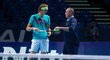 Německý tenista Alexander Zverev se svým trenérem Ivanem Lendlem