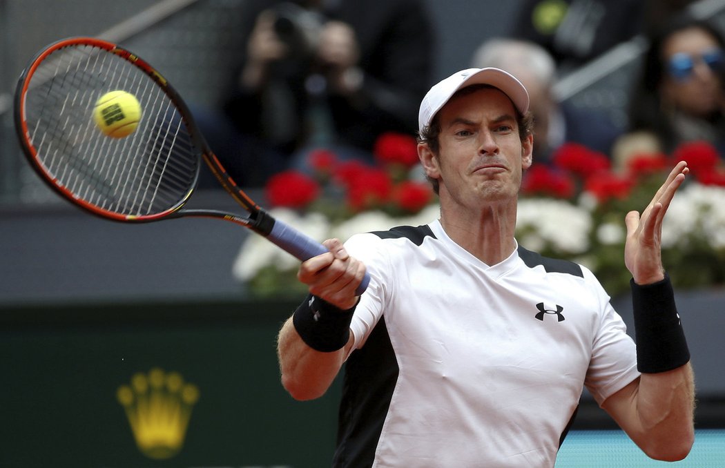 Andy Murray na returnu