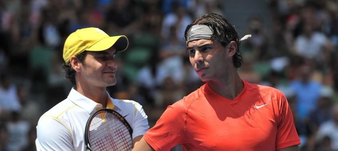 Některá nová pravidla si už vyzkoušeli Roger Federer a Rafael Nadal na lednové exhibici v Austrálii