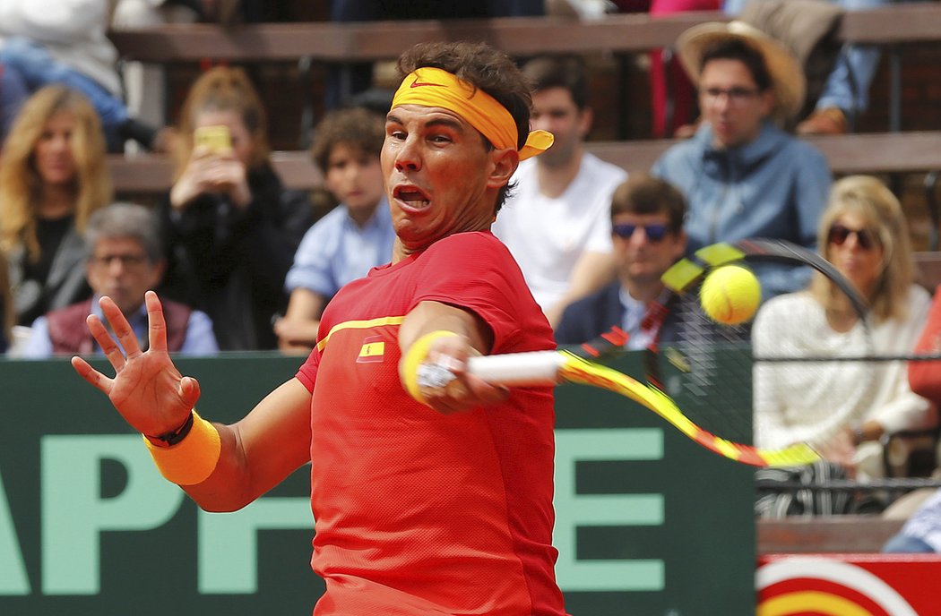 Rafael Nadal patří k nejlépe returnujícím hráčům na okruhu