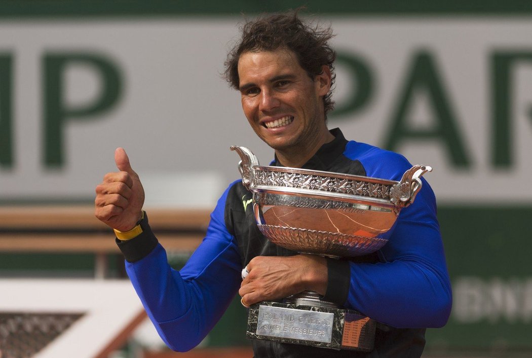 Rafael Nadal vyhrál French Open už desetkrát