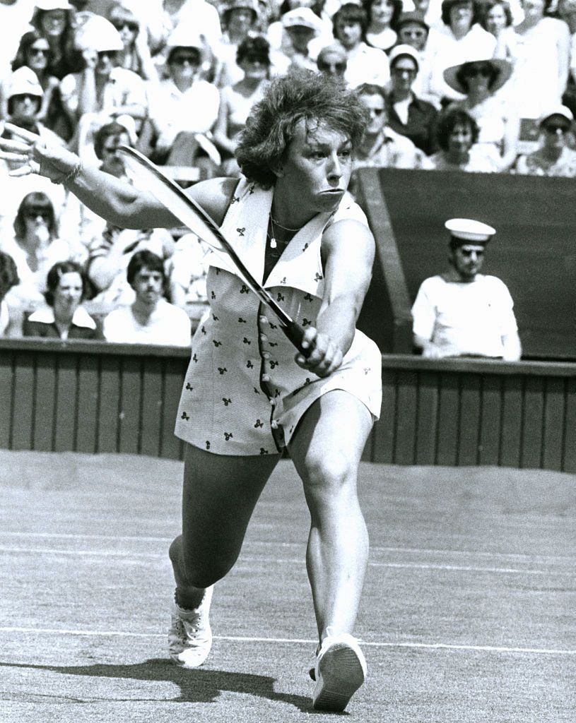 Dříve se na atletickou postavu tolik nehrálo. V roce 1976 byla Navrátilová tak trochu při těle.