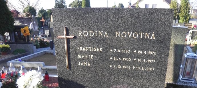Rodinná hrobka Novotných v Židlochovicích.