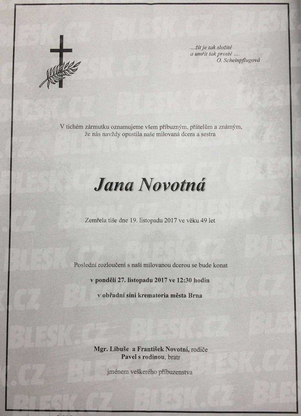 Parte Jany Novotné