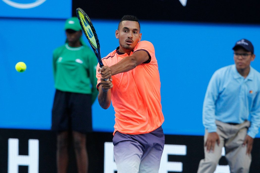 Nick Kyrgios utkání proti Pavláskovi zvládl