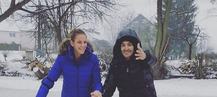 Karolína Plíšková vyrazila s přítelem Michalem Hrdličkou na brusle. Jezdila v kanadách!