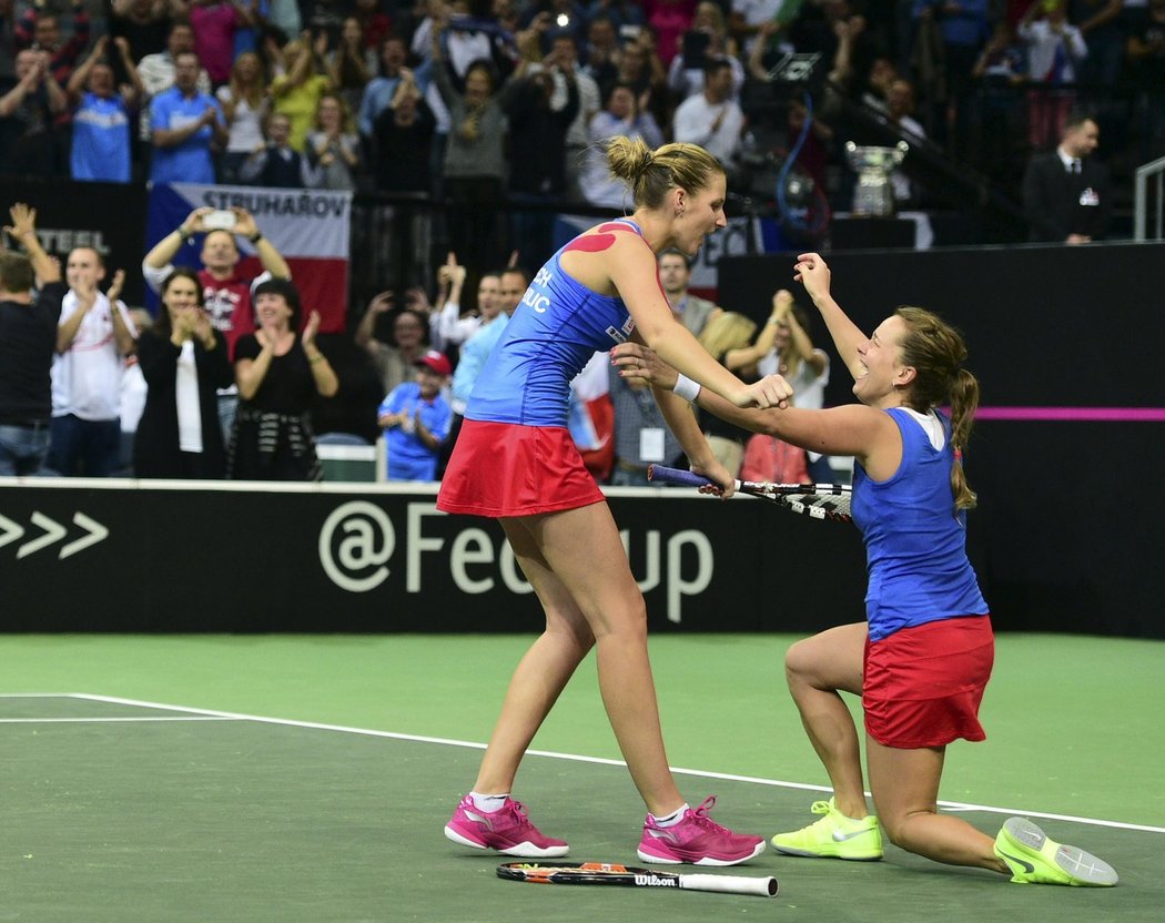 Je dobojováno! Češky počtvrté za posledních pět let získávají Fed Cup