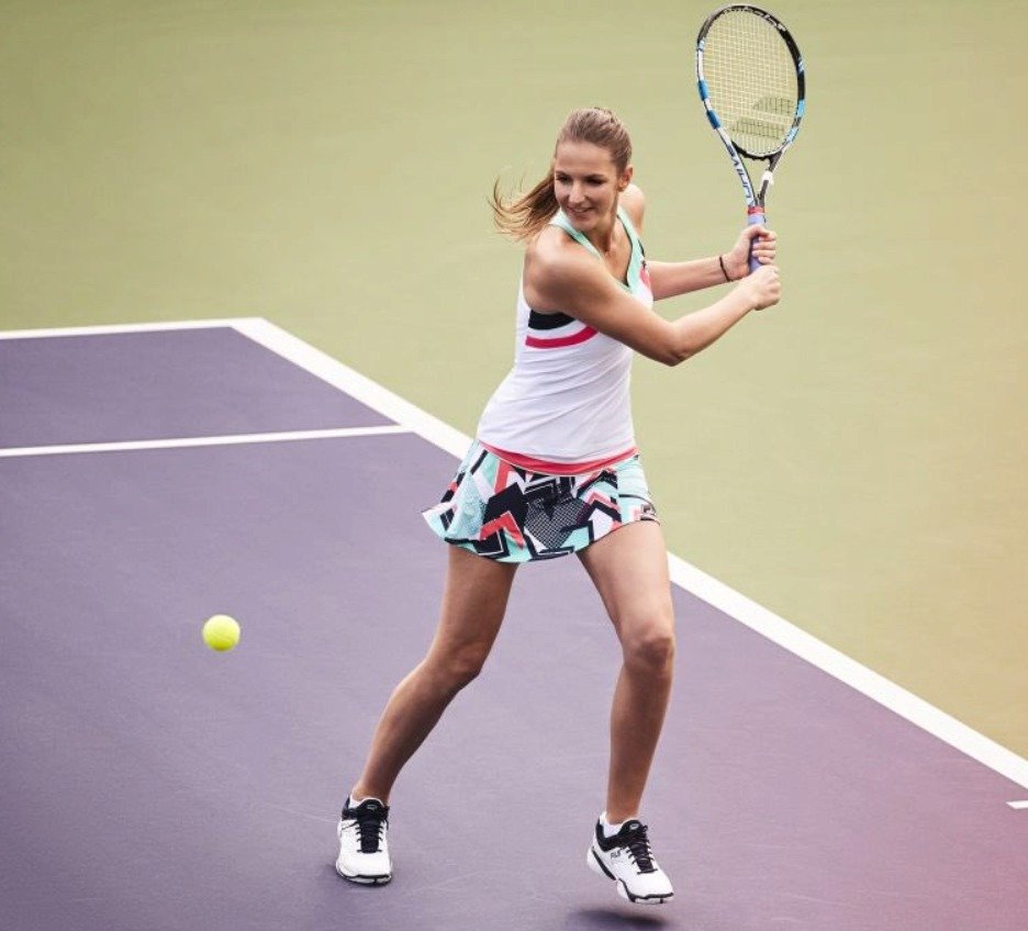 Karolína Plíšková ve svém novém oděvu pro US Open