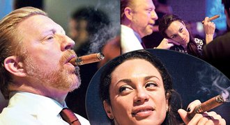 Boris Becker s manželkou Lilly: Dali si dlouhej kouř!