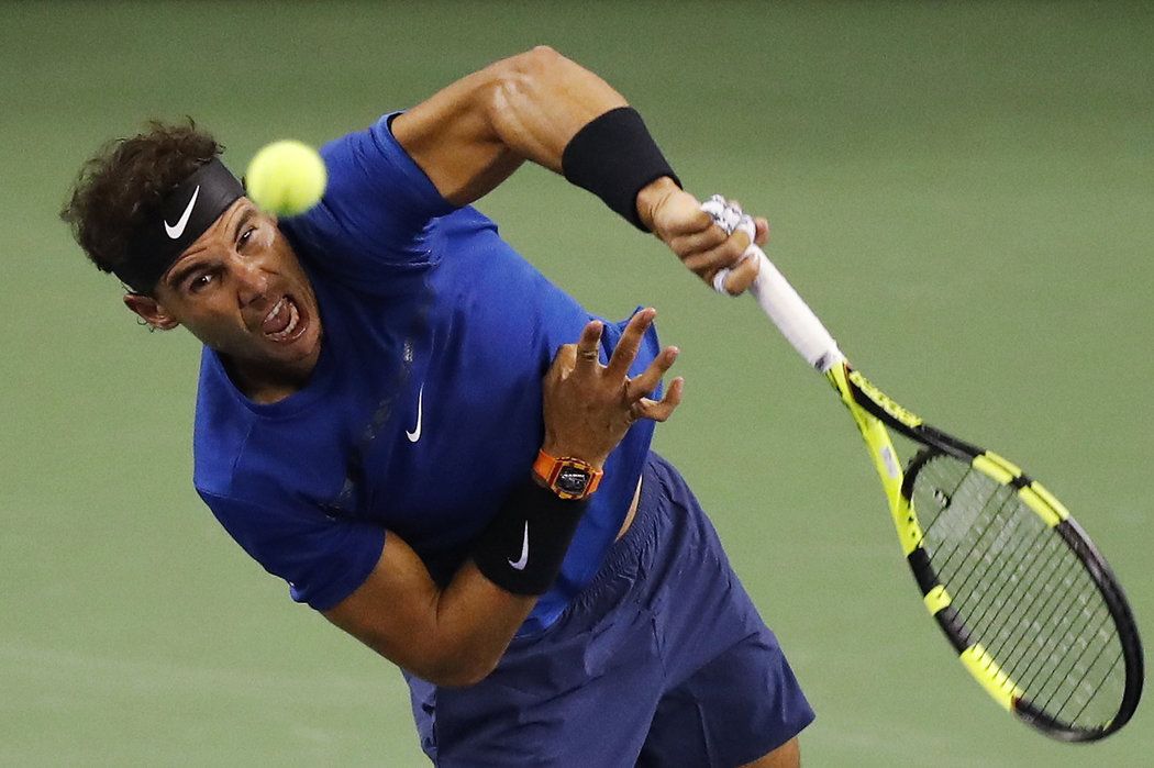Rafael Nadal patří k nejvíce psychicky odolným hráčům na podání