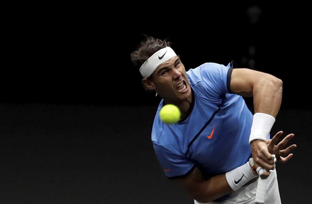 Rafael Nadal bojuje na Laver Cupu o další body