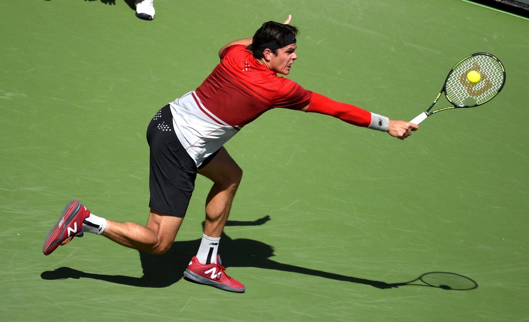 Milos Raonic neměl ve finále žádnou šanci