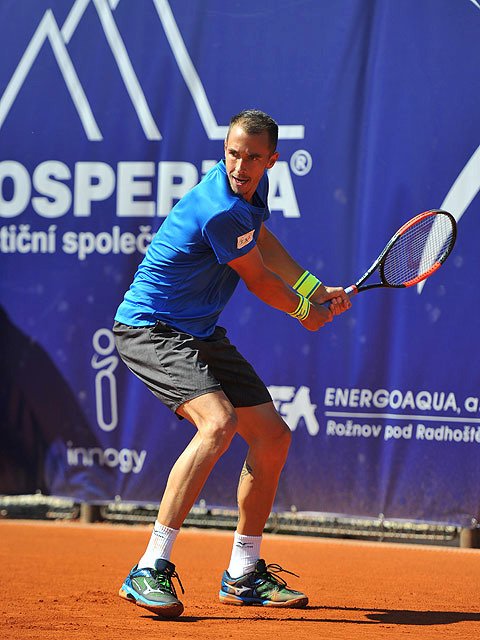 Lukáš Rosol se na turnaji Prosperita Open v Ostravě dostal jen do druhého kola